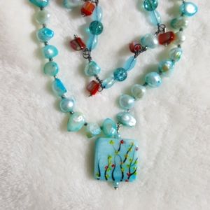 Hand made Beaded Necklace